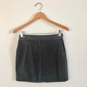 Banana Republic Gray Corduroy Skirt 2